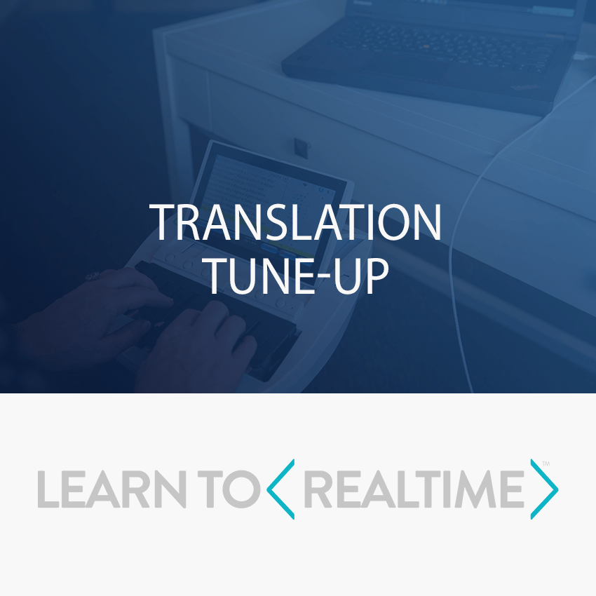 Translation Tune-Up Training Course